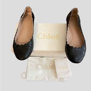 Women Chloe flats Color Black Size 6
